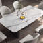 High-end marble dining table-125205093