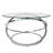 Dimitri Galaxy Tempered Glass Round Coffee Table-565745789
