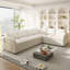 Canapé modulaire en forme de L de 115,2 po Jorlin-2057680812