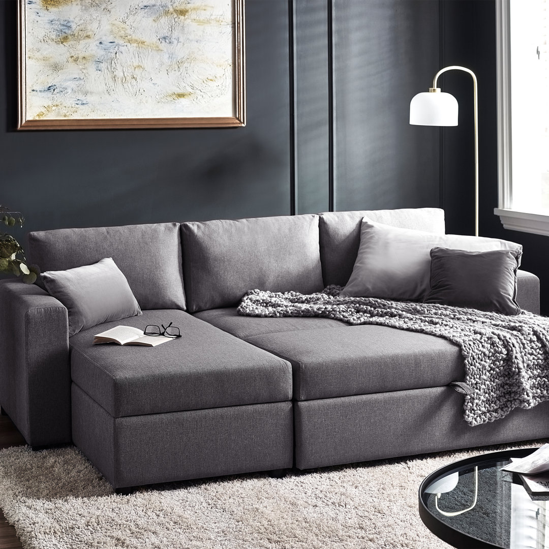 Ecksofa Aiace aus Leinen