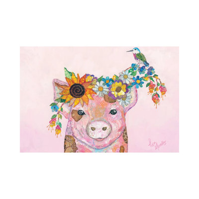 «Head Coiff Series This Little Piggy», reproduction d'art sur toile tendue