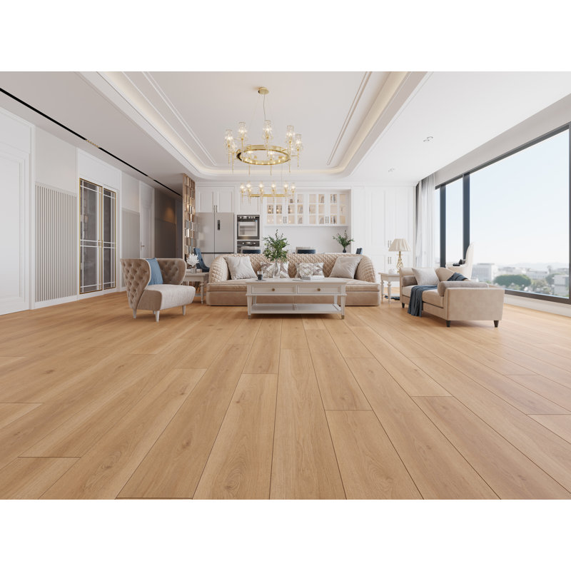 Lions Floor Lone Star Spirit XL SPC Collection - Backyard Garnish 9” x 72” Waterproof Luxury Vinyl Plank Flooring | Uniclic® Locking System, FloorScore Certified | 1 Box = 22.65 Sq. Ft. | Most Rooms Need 30+ Boxes