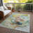 Altair Washable Abstract Indoor / Outdoor Rug-308329397