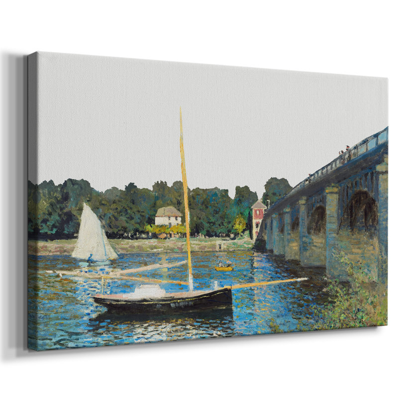 Impression nautique rétro-X III, Toile tendue, H 13 po x l 19 po x P 1,5 po
