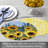 Sunflower Gallery Reversible Round Easy Care Placemats