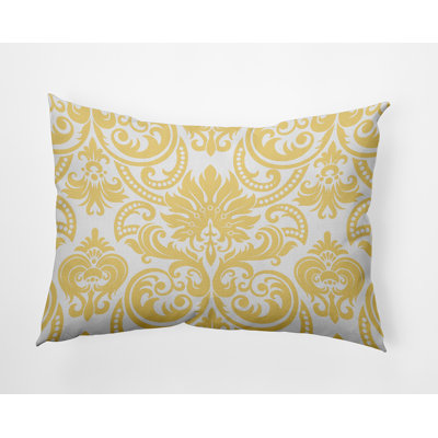 Floral Outdoor Reversible Throw Pillow
