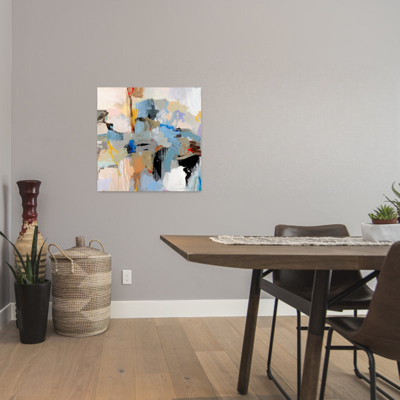 Santa Fe, art contemporain abstrait, H 24 po x l 24 po
