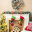 Chaussette de Noël chat noir