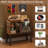 3-Tier Vinyl Record Player Stand With Storage, Holds Up To 200 Albums, Vintage Turntable Table With Wood And Metal Design For Living Room And Bedroom