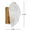 Glass Leaf Wall Sconce