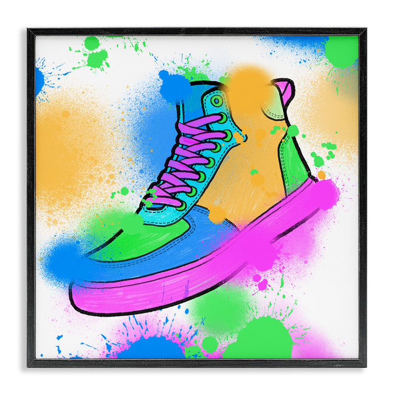 Giclée d'art par Marcus Prime, Giclée encadrée noir minuit, H 17 po x l 17 po
