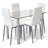 Travon 4 - Person Four Leg Base Dining Set