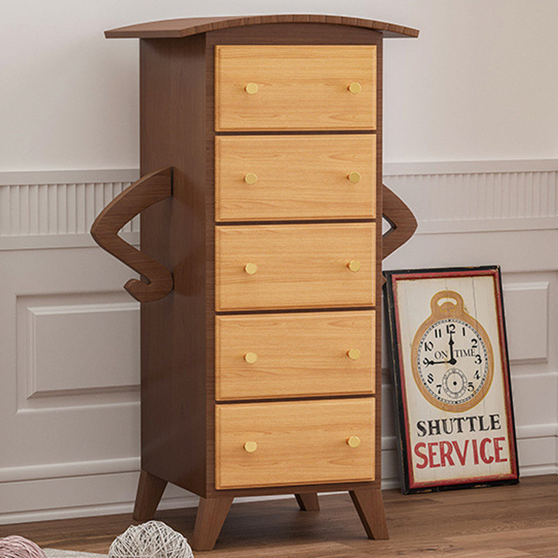 Armoire décorative pour robot, Noyer