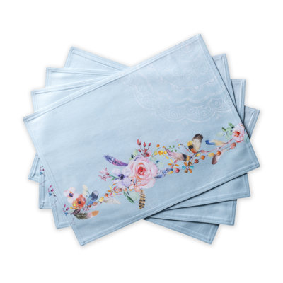 Cotton No Pattern Rectangle Placemat