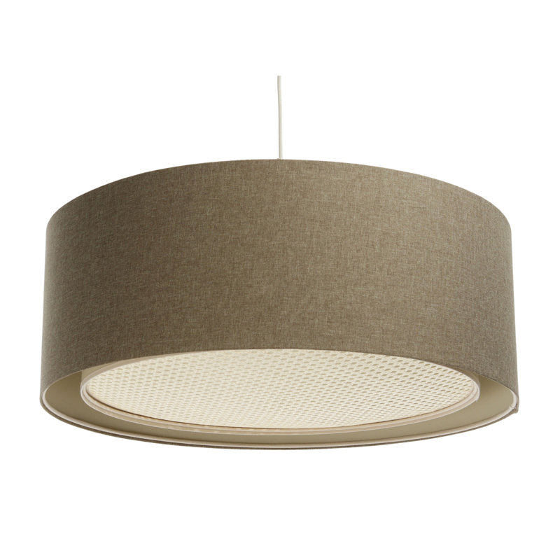 Mosansky 1 - Light Drum Pendant, Brown
