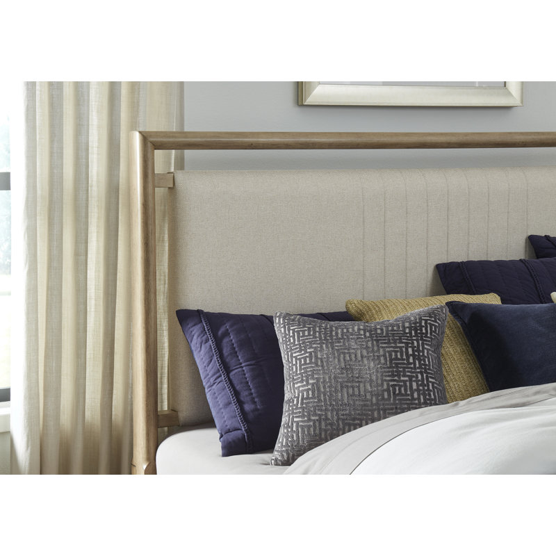 Obando Upholstered Panel Headboard - Nutmeg, King