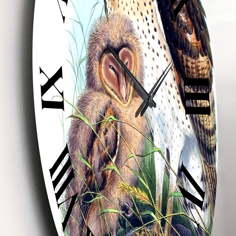 Vintage Birds I - Horloge murale traditionnelle, Petit