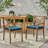 DINING CHAIR,2PCS With 2 Cushions