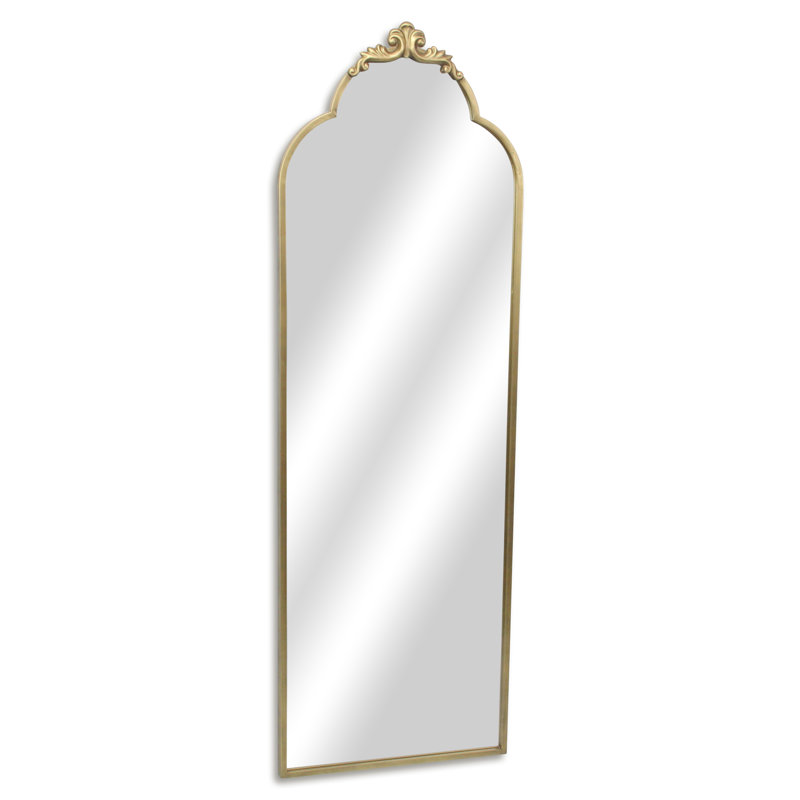 Everlaine Modern Victorian Accent Mirror, Gold