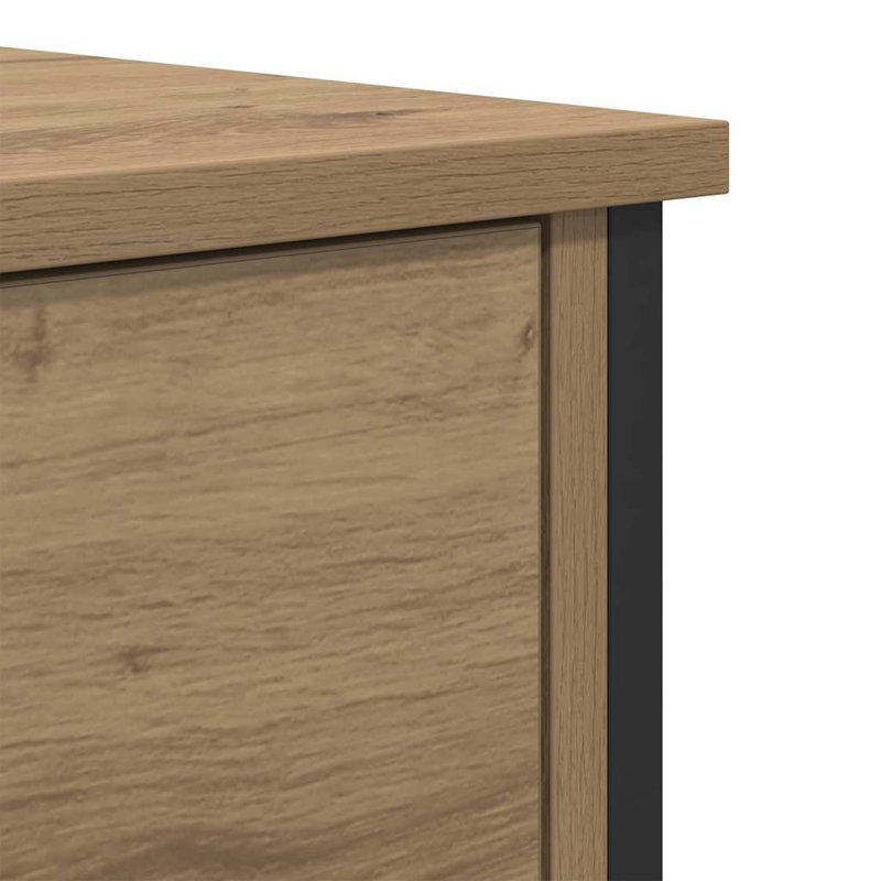 Bedside Cabinet 40 X 42 X 60 Cm Engineered Wood, Old Wood