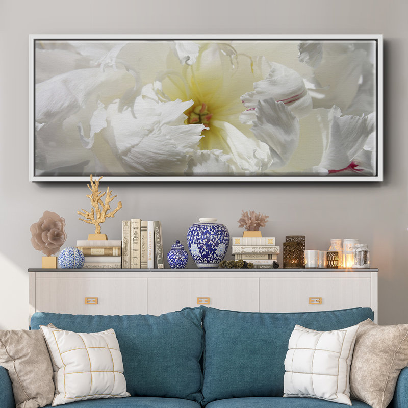 Breathless II- Framed Canvas, 12" H x 30" W