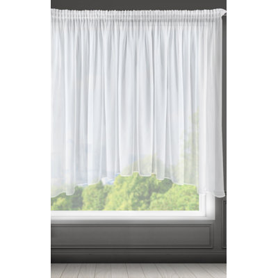 Neysa Slot Top Semi Sheer Curtain