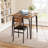 Dining Table for 2, Small Table and Chairs Set of 2, Square Dinette Set for 2, Dinner Table Set, 3 Piece Kitchen & Dining Room Sets for Small Space,(Dining Table with 2 Chairs)-310141910