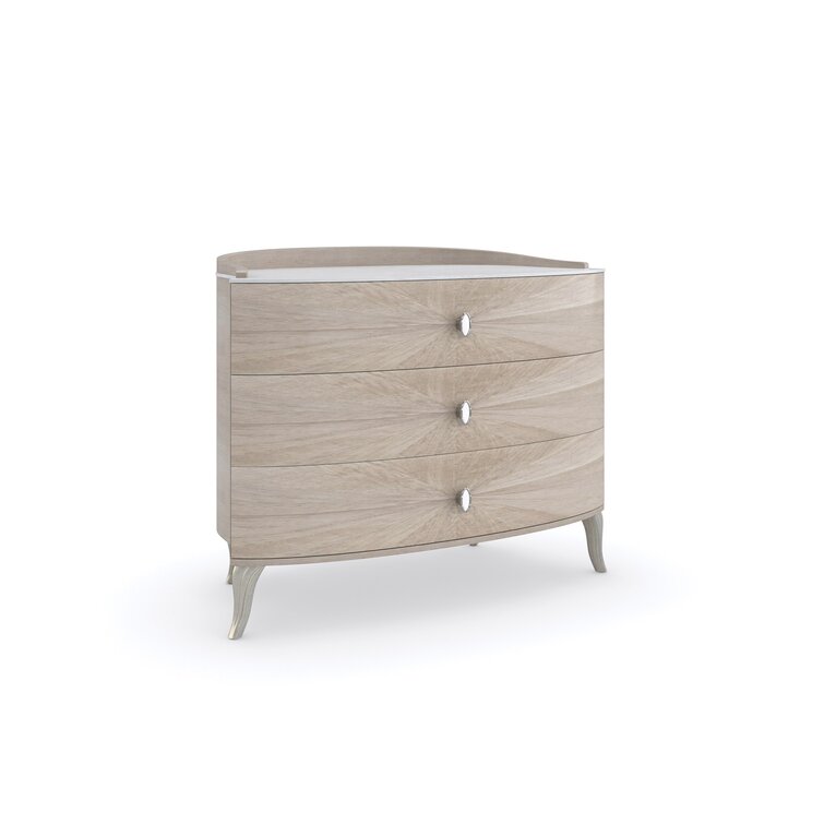 Lillian Stone Manor And Ivory Wash Small Drawer Nightstand From Caracole