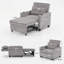 Fauteuil convertible convertible avec ports USB-74028763