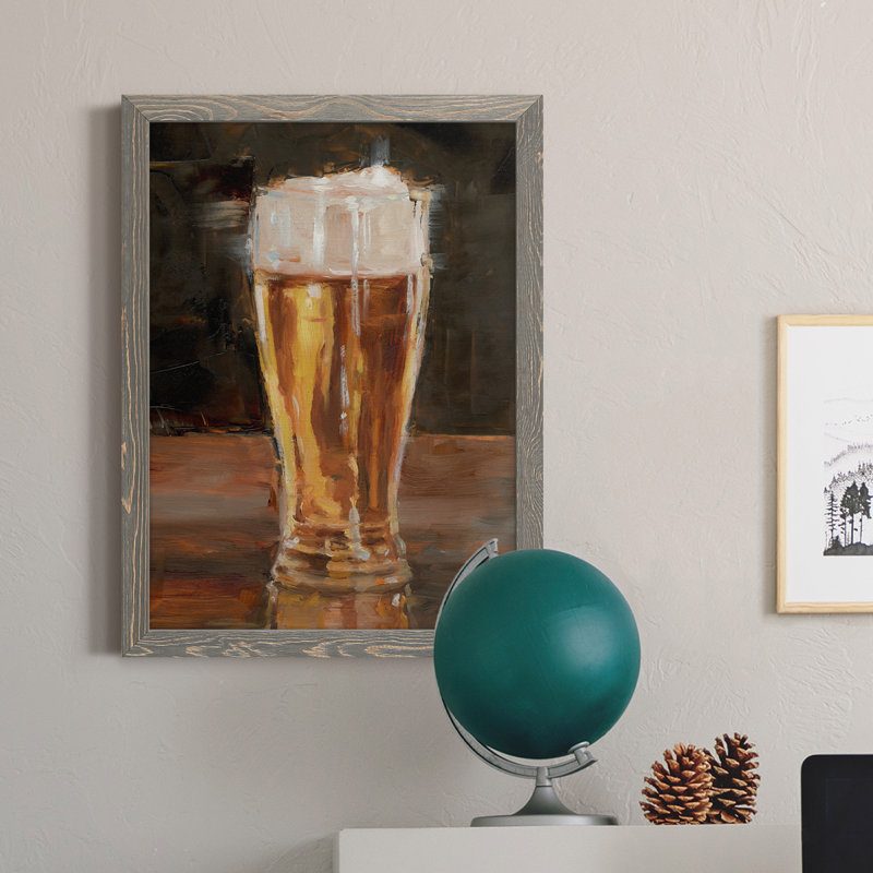 " Another Round IV " Painting Print, 44" H x 31" W x 1" D, Gray