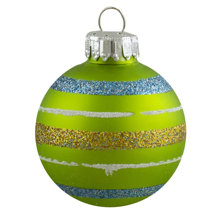 Northlight 2.5 Shatterproof 3-Finish Christmas Ball Ornaments, 100 ct. -  Silver and Blue