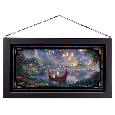 " Disneys Tangled " by Thomas Kinkade Painting Print