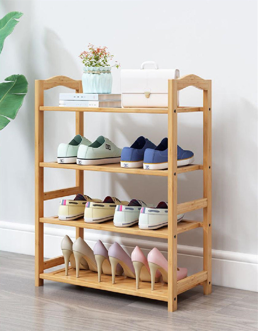 Pyramid shoe online rack