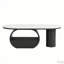 Table basse ovale avec tiroir de rangement 47,24 po-114364947