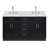 Black / Satin Brass