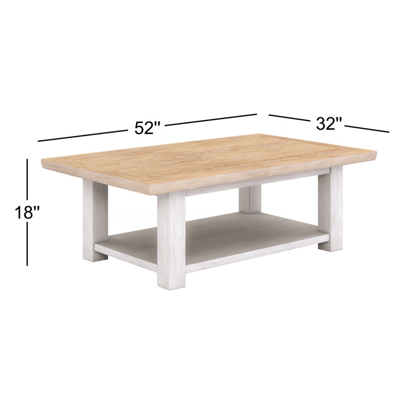 Katheryn Solid Wood Coffee Table