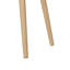 Ensemble de petit bureau d'écriture et chaise Katia 40W x 20D en chêne naturel, solution compacte pour le bureau à domicile