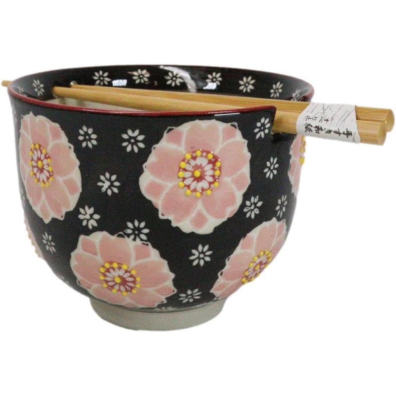 Ensemble de bol avec baguettes Cherura Blossoms Sakura Donburi Ramen