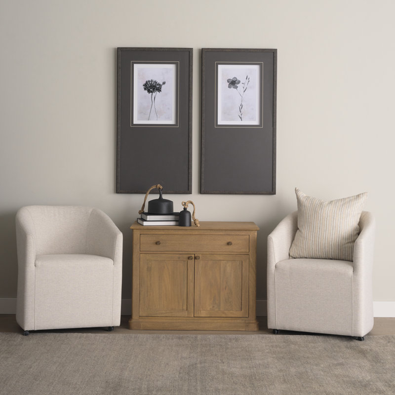 Braxton Rectangle Accent Cabinet, Light Brown