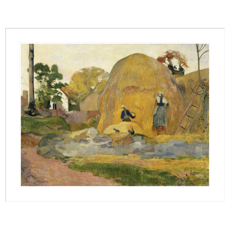 Paul Gauguin - estampe numérique encadrée, H 33,25 po x l 41,5 po