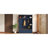 4-IN-1 Elegant Hall Tree with Golden Hooks & Handles, Practical Entryway Walnut Bench with Adjustable Shelves-129768533