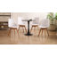 Kingsley Round Metal Base Dining Table-2089274615