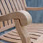 Chaise berçante d'extérieur en teck Kratzer