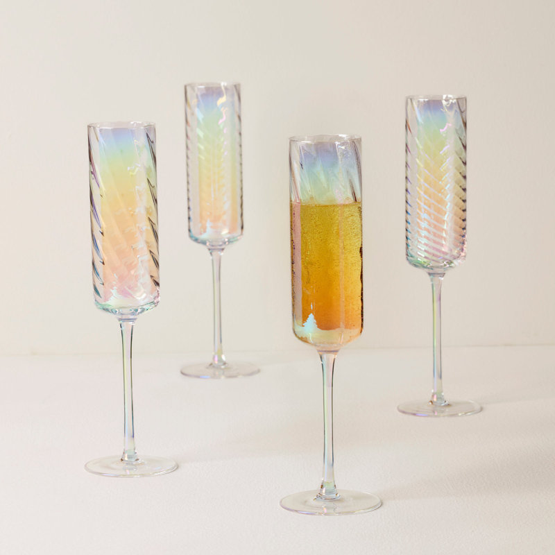 Lenox Tuscany Classics Iridescent Flutes, Set Of 4