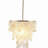 Layered bead chandelier