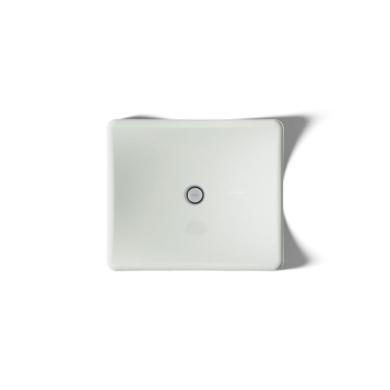 DemiLav Metal Specialty Vessel Bathroom Sink, Sea Salt