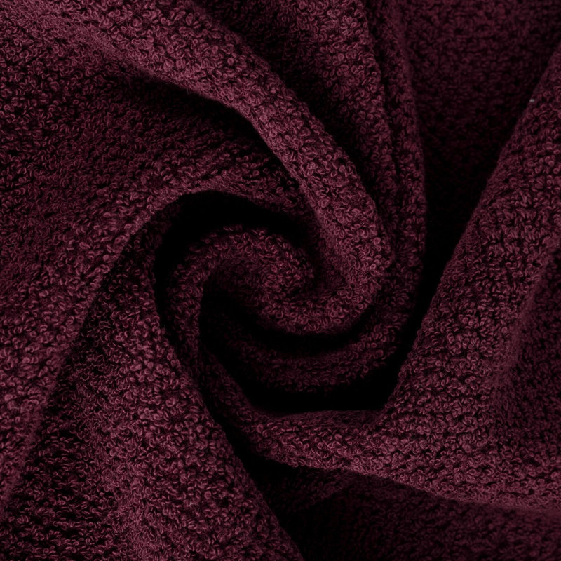 Klavdija Midweight Jacquard Hand Towel, Wine Red