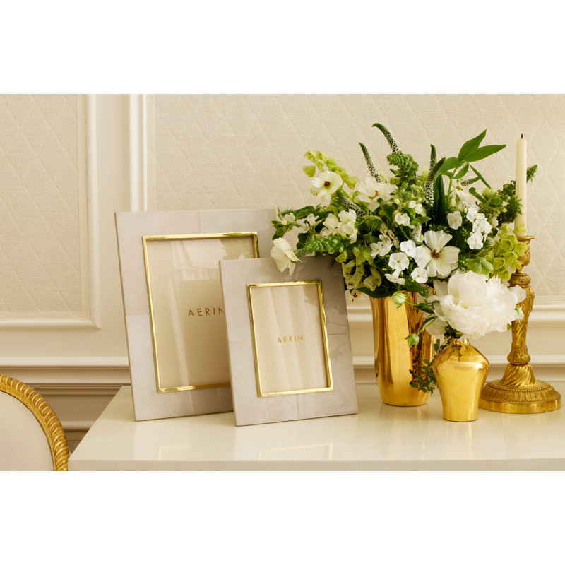 Livio Leather Picture Frame, 5" W x 7" H