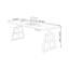 Bureau rectangulaire en bois massif noyer-130205026