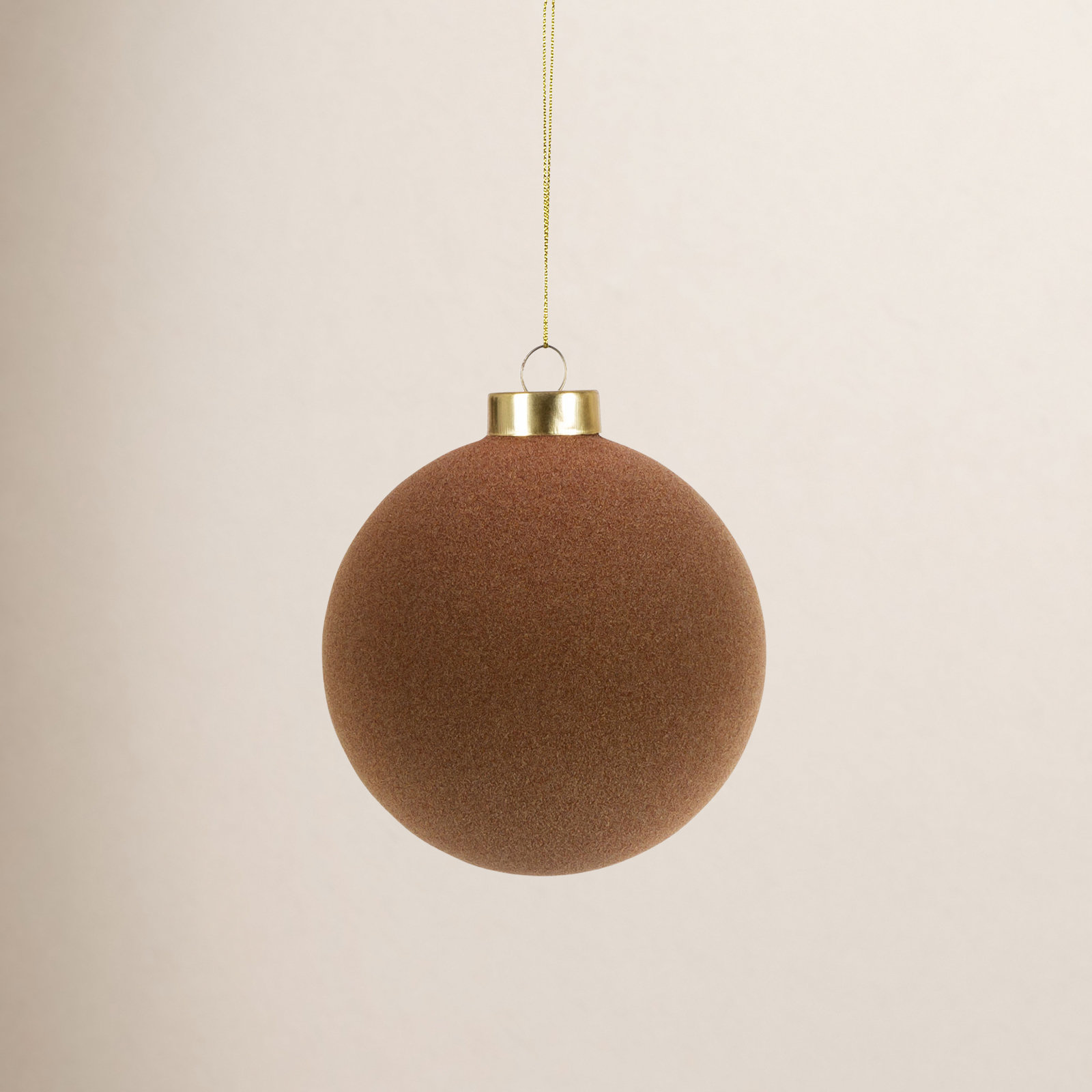 4" Bauble, Brown